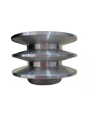 Polia em Alumínio 80 B2 3.1/8" 2 Canais Perfil B 80B2