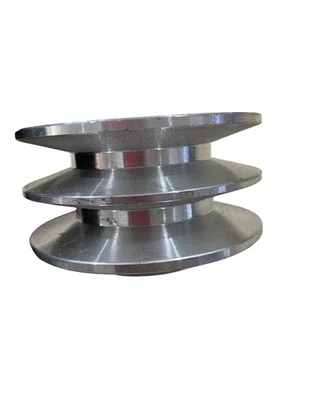 Polia em Alumínio 90 B2 3.1/2" 2 Canais Perfil B 90B2