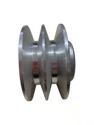 Polia em Alumínio 90 B2 3.1/2" 2 Canais Perfil B 90B2