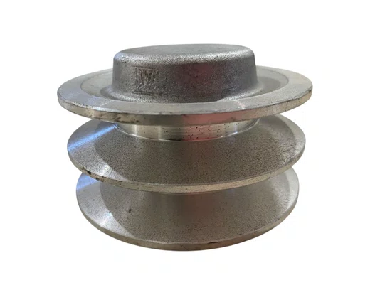 Polia em Alumínio 90 B2 3.1/2" 2 Canais Perfil B 90B2