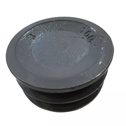 Polia Ferro Fundido 100mm B2 2 Canais Perfil B 4" 100B2