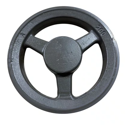 Polia Ferro Fundido 200mm A2 2 Canais Perfil A 8" 200A2