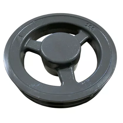 Polia Ferro Fundido 200mm B2 2 Canais Perfil B 8" 200B2