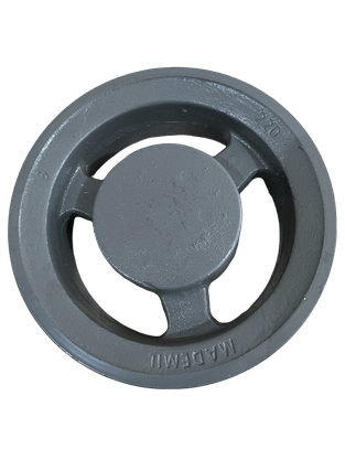 Polia Ferro Fundido 220mm B3 3 Canais Perfil B 8.5/8"