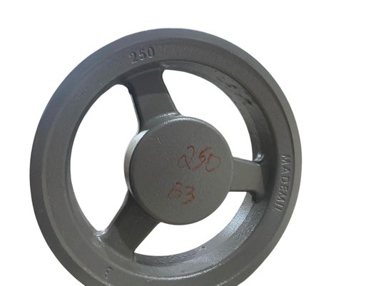 Polia Ferro Fundido 250mm B3 3 Canais Perfil B 10" 250B3