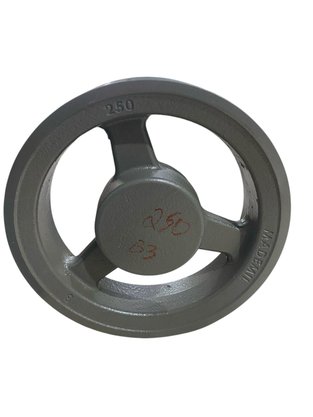 Polia Ferro Fundido 250mm B3 3 Canais Perfil B 10" 250B3