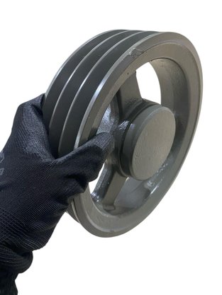 Polia Ferro Fundido 250mm B3 3 Canais Perfil B 10" 250B3
