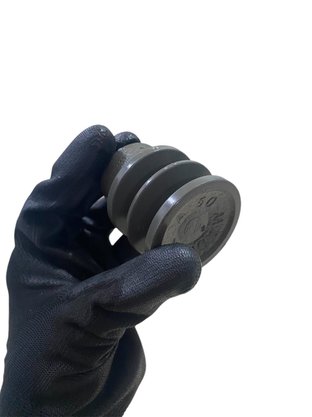 Polia Ferro Fundido 50mm A2 2 Canais Perfil A 2" 50A2