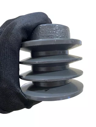 Polia Ferro Fundido 90mm B3 3 Canais Perfil B 3.1/2"