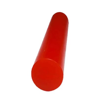Tarugo de Poliuretano Vermelho 130X300mm 90 Shore A PU