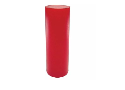 Tarugo de Poliuretano Vermelho 50X300MM 90 Shore A PU