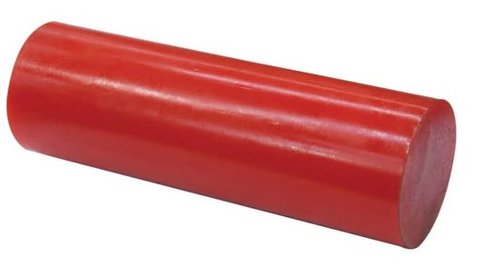 Tarugo de Poliuretano Vermelho 55X300mm 90 Shore A PU