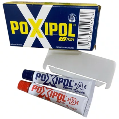 Poxipol Cinza 21g 14ml Adesivo Epóxi Alta Resistência