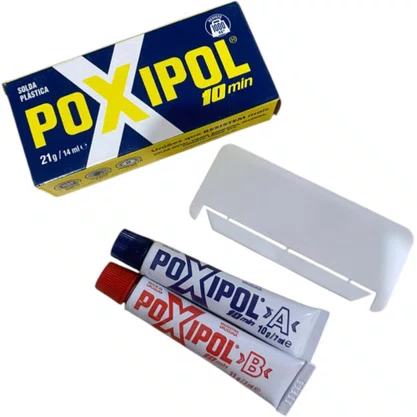 Poxipol Cinza 21g 14ml Adesivo Epóxi Alta Resistência