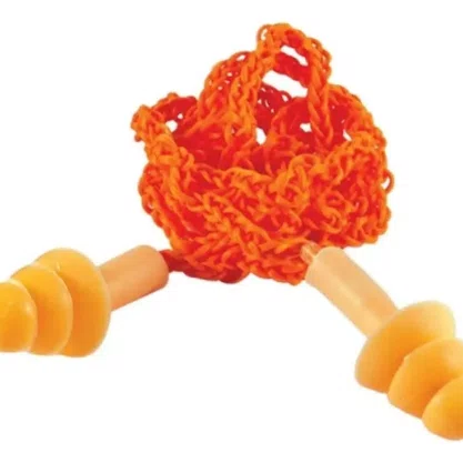 Protetor Auricular Plug Silicone Laranja Kalipso