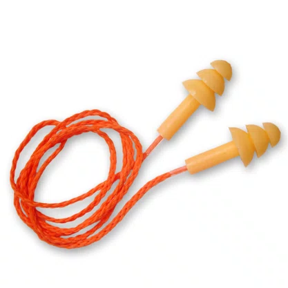 Protetor Auricular Plug Silicone Laranja Kalipso