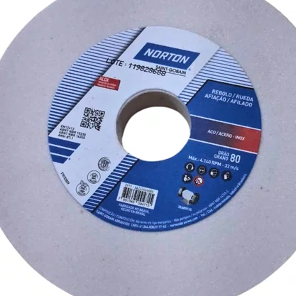 Rebolo Prato 127,0X12,7X31,75Mm Fe 38A80k Norton