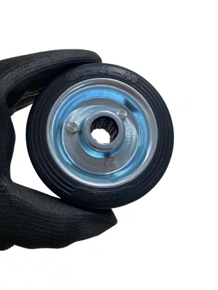 Roda Borracha 3" 76mm 40kg VONDER para Carrinho
