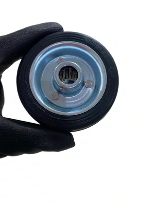 Roda Borracha 3" 76mm 40kg VONDER para Carrinho