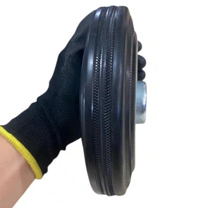 Roda Borracha 6" 152mm 130kg VONDER para Carrinho