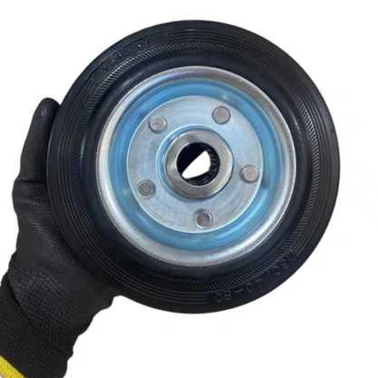 Roda Borracha 6" 152mm 130kg VONDER para Carrinho