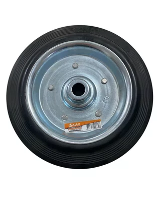Roda Borracha Preta 10" 180kg AJAX A097102