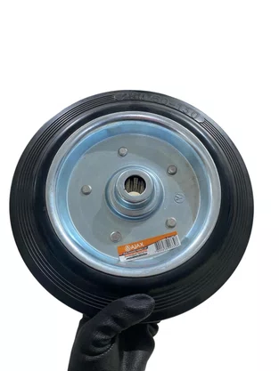 Roda Borracha Preta 10" 180kg AJAX A097102