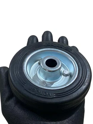 Roda Borracha Preta 4" 100mm 60kg VONDER
