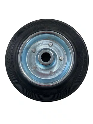 Roda Borracha Preta 8 polegadas Leve 200mm VONDER