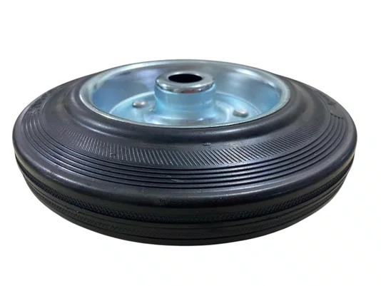 Roda Borracha Preta 8 polegadas Leve 200mm VONDER