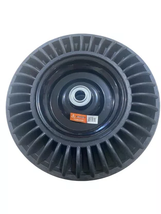 Roda Maciça 4.00-8 Eixo 25,4mm Rolamento Esfera 200kg AJAX - 1 peça