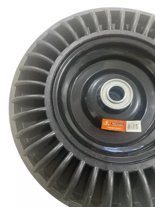 Roda Maciça 4.00-8 Eixo 25,4mm Rolamento Esfera 200kg AJAX - 1 peça