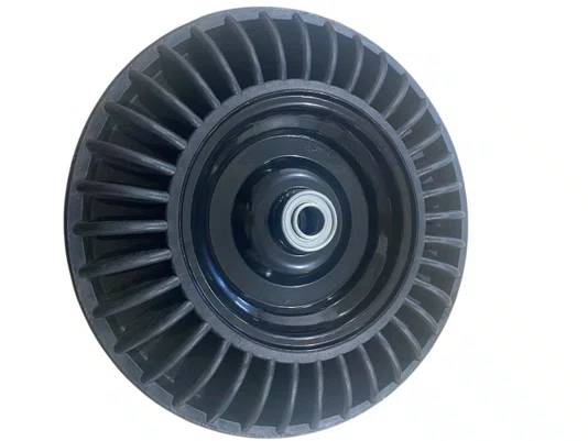 Roda Maciça 4.00-8 Eixo 25,4mm Rolamento Esfera 200kg AJAX - 1 peça