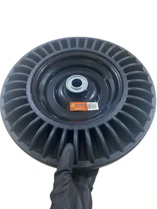 Roda Maciça 4.00-8 Eixo 25,4mm Rolamento Esfera 200kg AJAX - 1 peça Roda Maciça 4.00-8 Eixo 25,4mm Rolamento Esfera 200kg AJAX - 1 peça