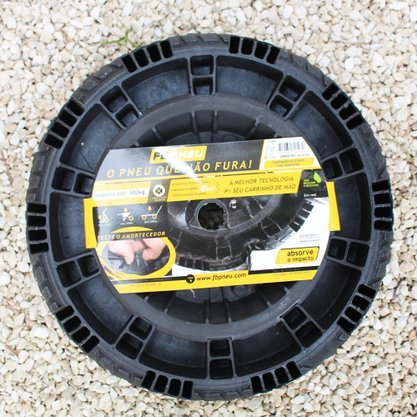 Roda para Carrinho de Mão Flexível 100KG FBPneu