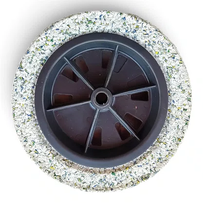 Roda Force Carrinho Pneu Maciço 3.25x8x1 26mm Branco