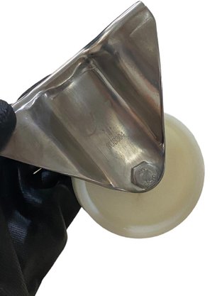 Rodízio Fixo Placa 312 NY.FP Nylon Inox COLSON