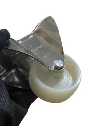 Rodízio Fixo Placa 312 NY.FP Nylon Inox COLSON