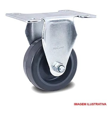 Rodízio Fixo Placa 412 BP 65KG COLSON