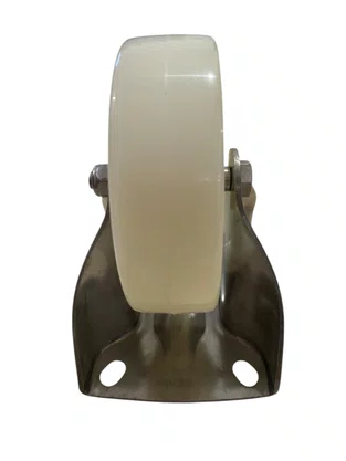 Rodízio Fixo Placa 412 NY.FP Nylon Inox COLSON