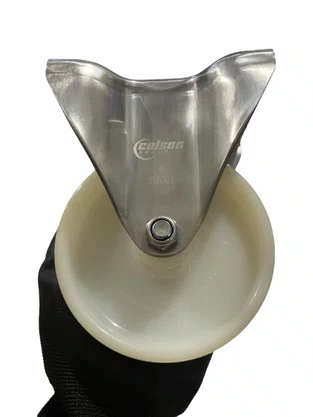 Rodízio Fixo Placa 412 NY.FP Nylon Inox COLSON