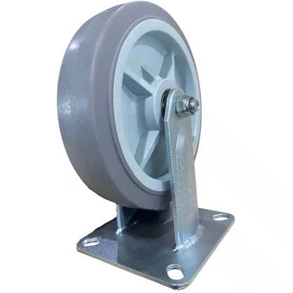 Rodízio Fixo Placa 82 TPR.E 130X140mm 300Kg COLSON