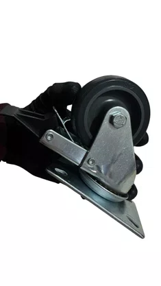 Rodízio Giratório Placa 312 Com Freio BP 60KG COLSON