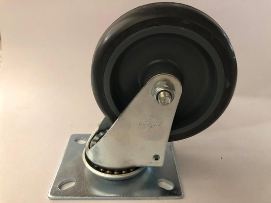 Rodízio Giratório Placa 412 BP 65KG COLSON