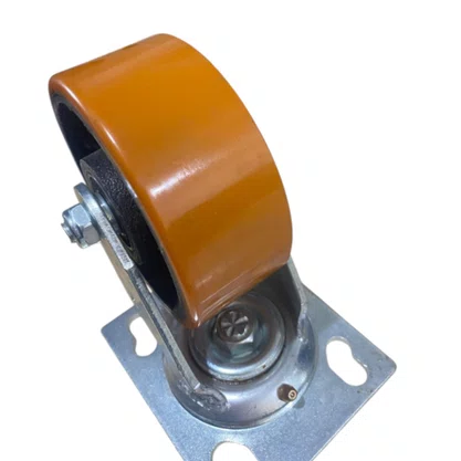 Rodizio Giratório Placa 52 GS PU E 400Kg 130X110 AJAX