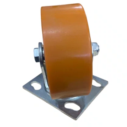 Rodizio Giratório Placa 52 GS PU E 400Kg 130X110 AJAX