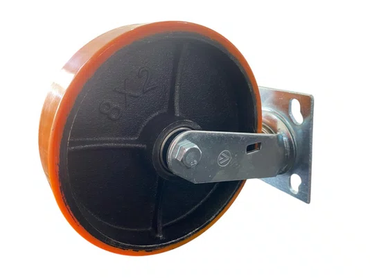 Rodizio Giratorio Placa 82 Gs Pu AJAX 400Kg - 1 peça