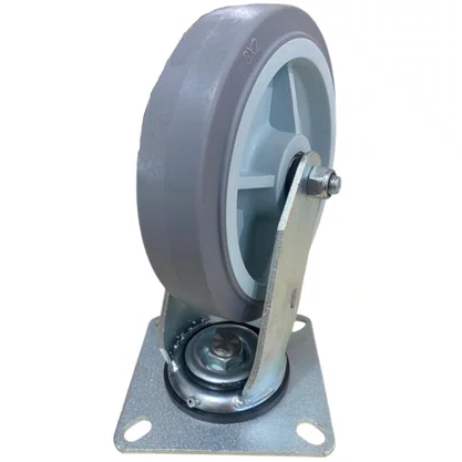 Rodízio Giratório Placa 82 TPR.E 130X140mm  COLSON