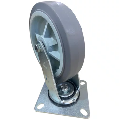Rodízio Giratório Placa 82 TPR.E 130X140mm  COLSON