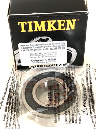 Rolamento 6003 DDU C3 TIMKEN 17X35X10